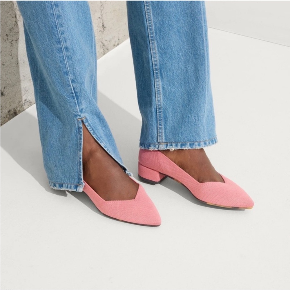 Rothy's “The Toe” Pink Heels